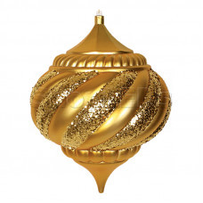 Елочная фигура Лампа, 30 см, цвет золотой
